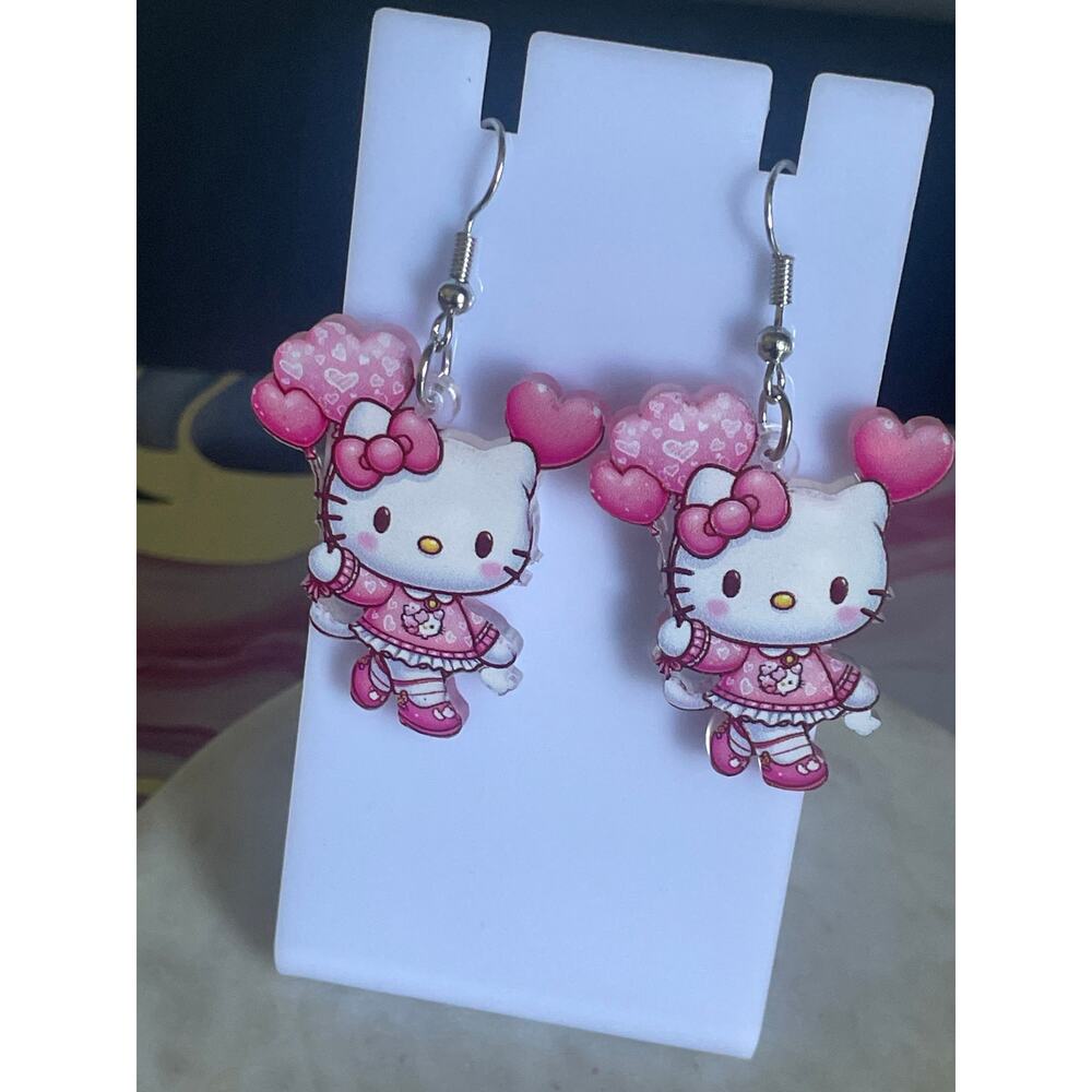 Hello kitty earrings